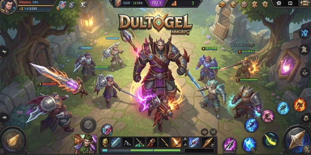 Tampilan gameplay DULTOGEL yang menarik dan penuh aksi.