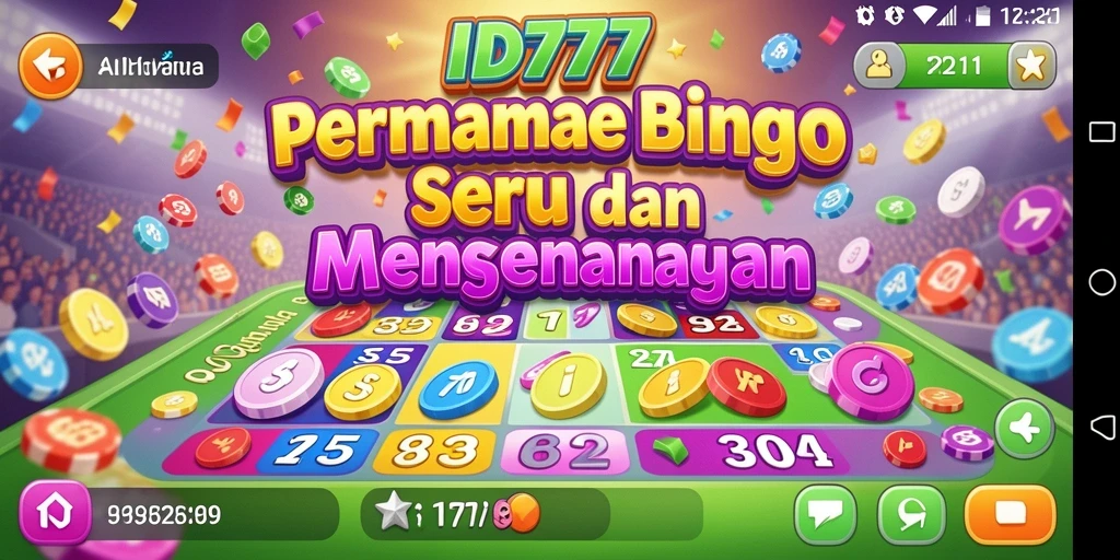 Gameplay Bingo seru dengan fitur menarik di ID777.
