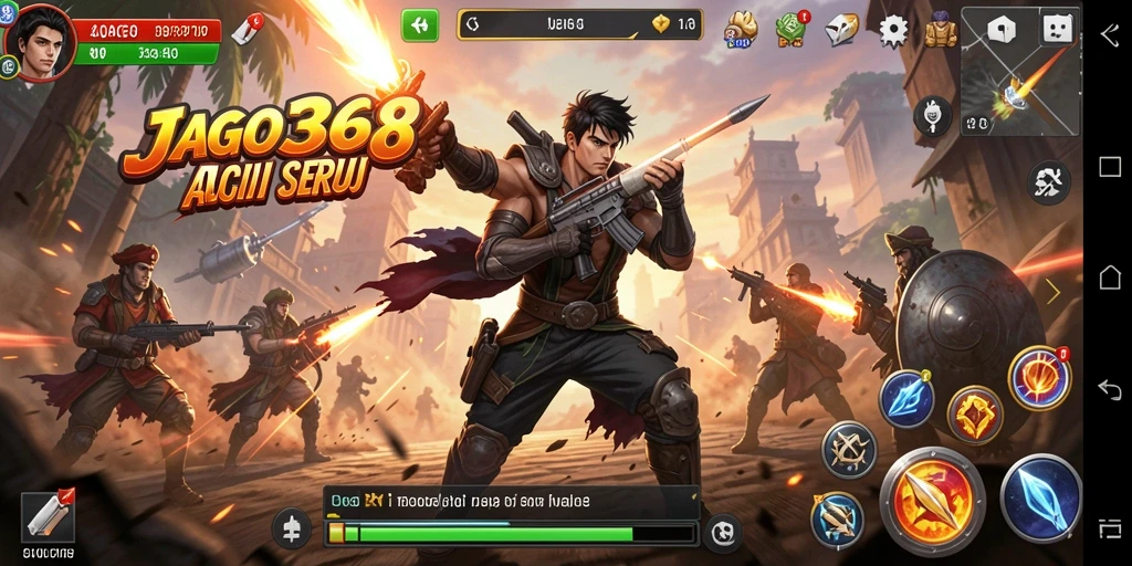 Tampilan gameplay JAGO368 yang mendebarkan dan penuh aksi.