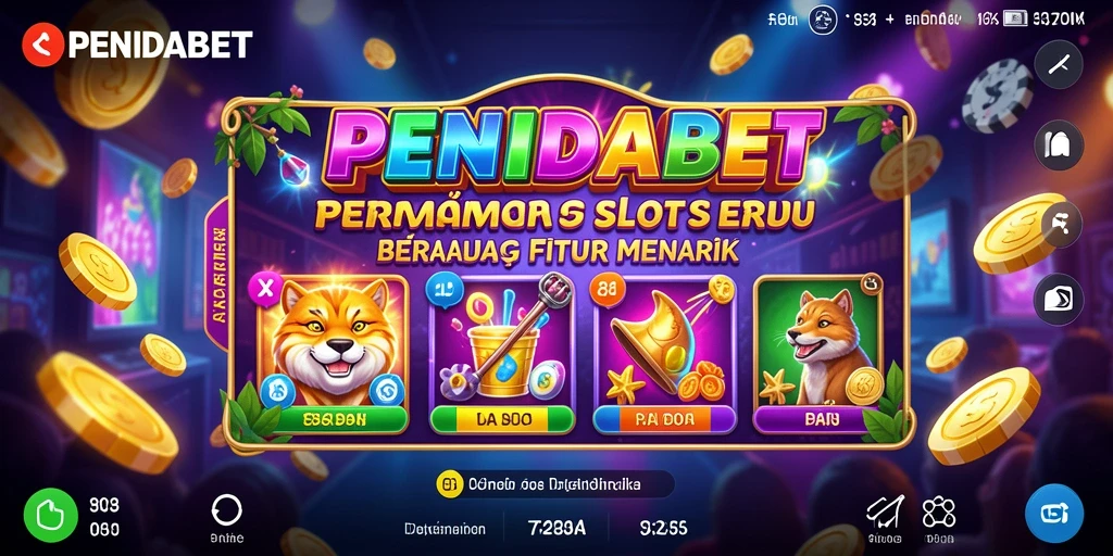 Tangkapan layar utama dari gameplay PENIDABET yang menunjukkan keseruan bermain slot.