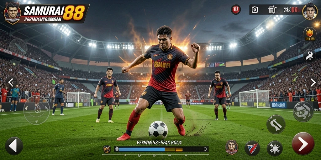 Screenshot gameplay menarik dari SAMURAI88.