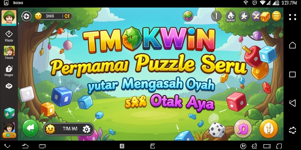 Tangkapan layar TMOKWIN menampilkan gameplay puzzle yang menarik dan menyenangkan.